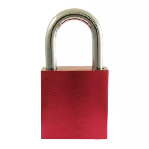 Liebesschloss rot Aluminium